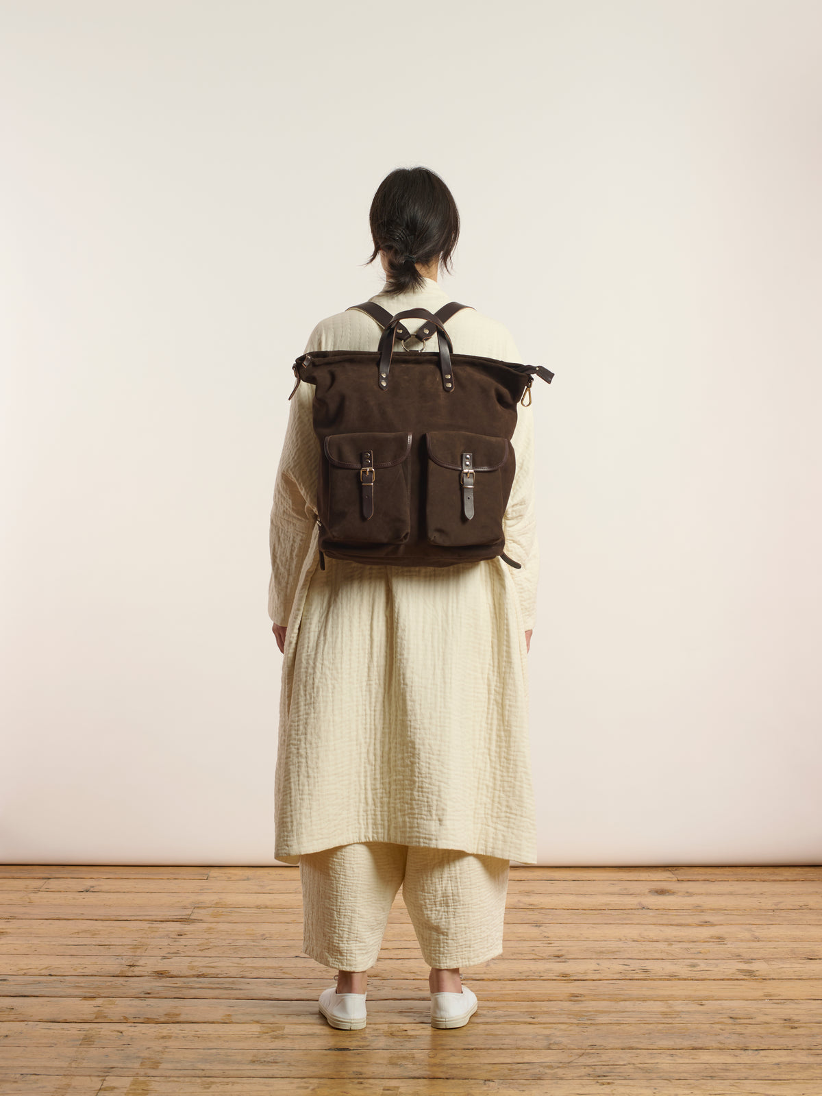 classic suede rucksack
