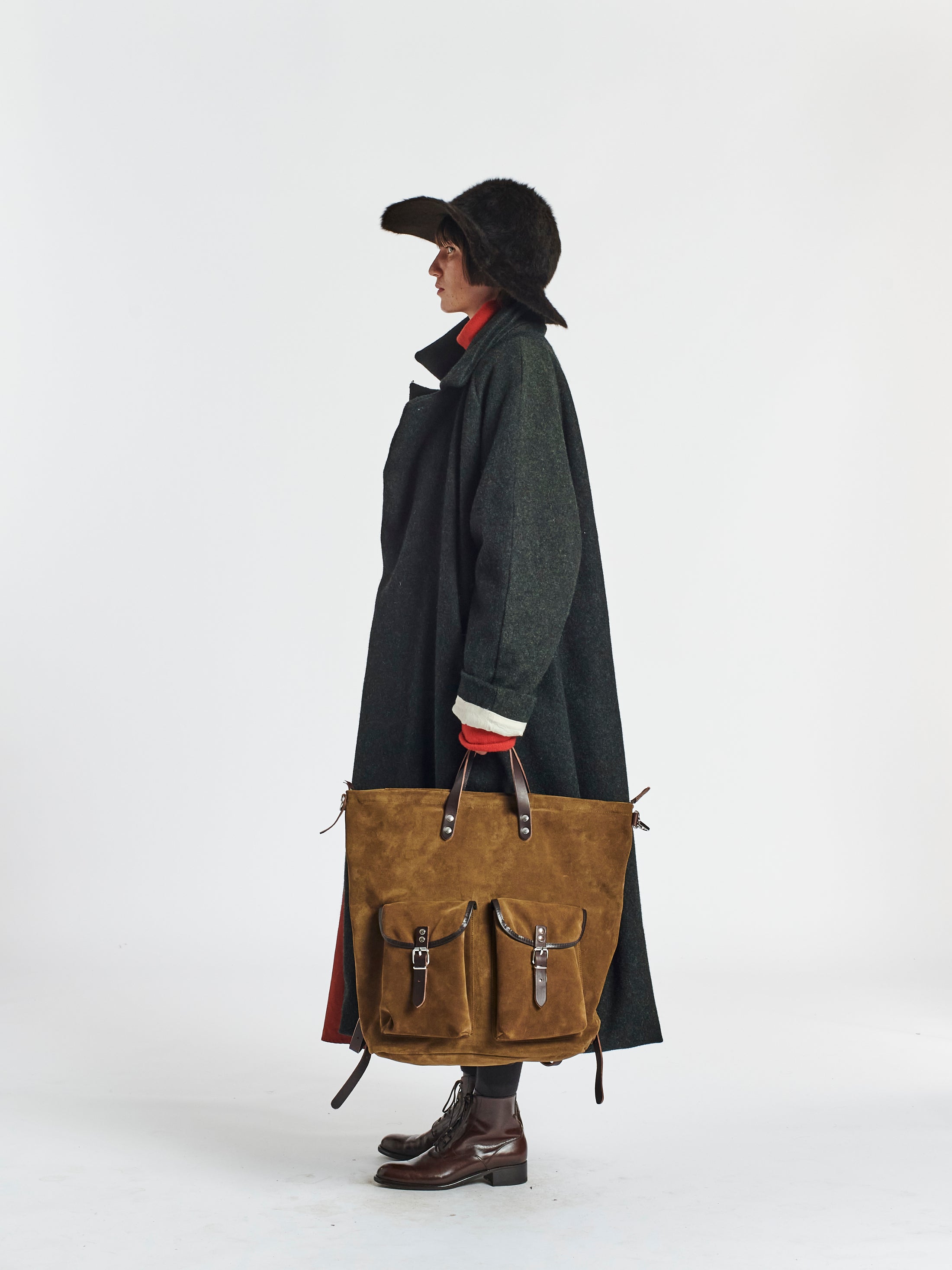 classic suede rucksack