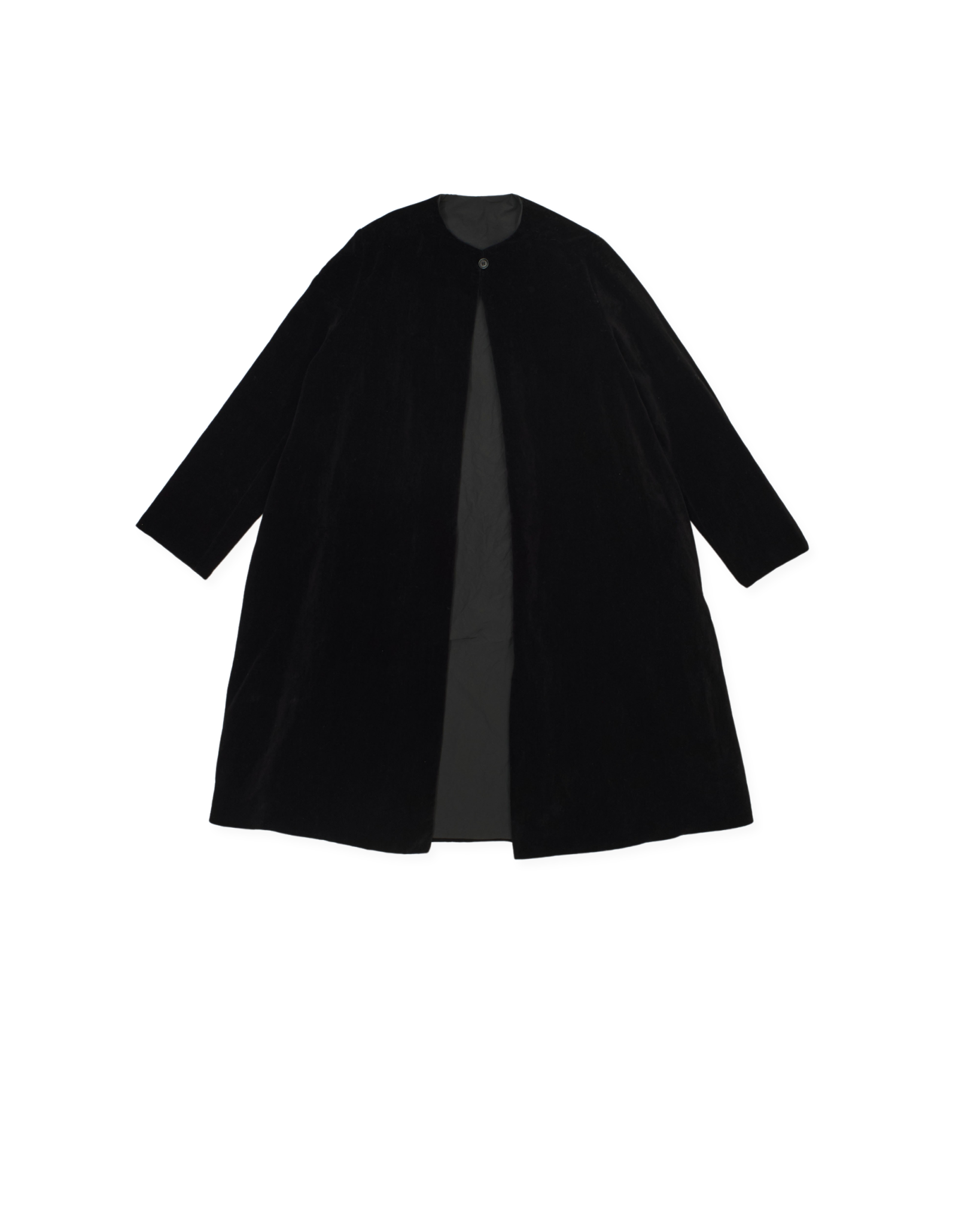 single button coat