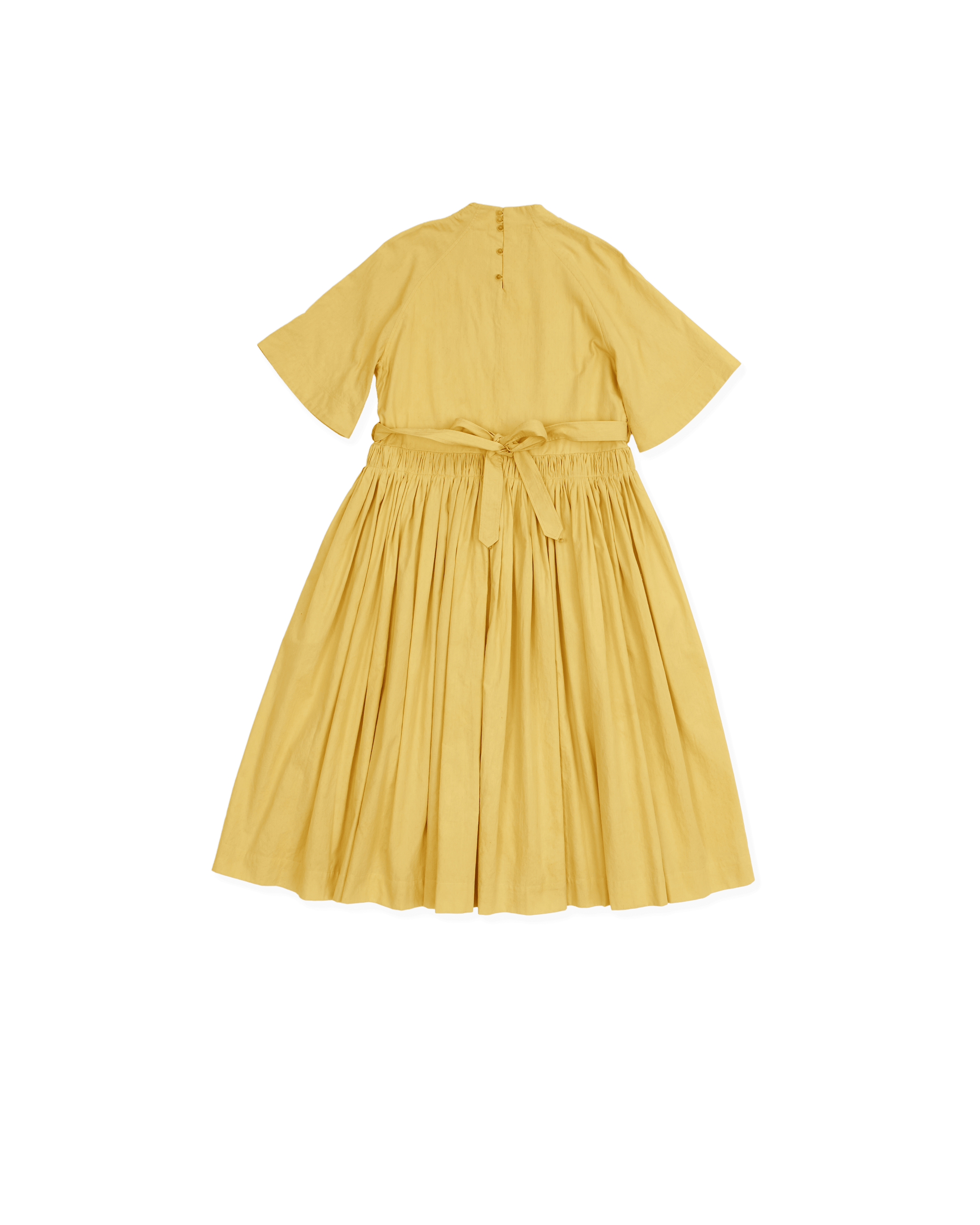 raglan gathered dress