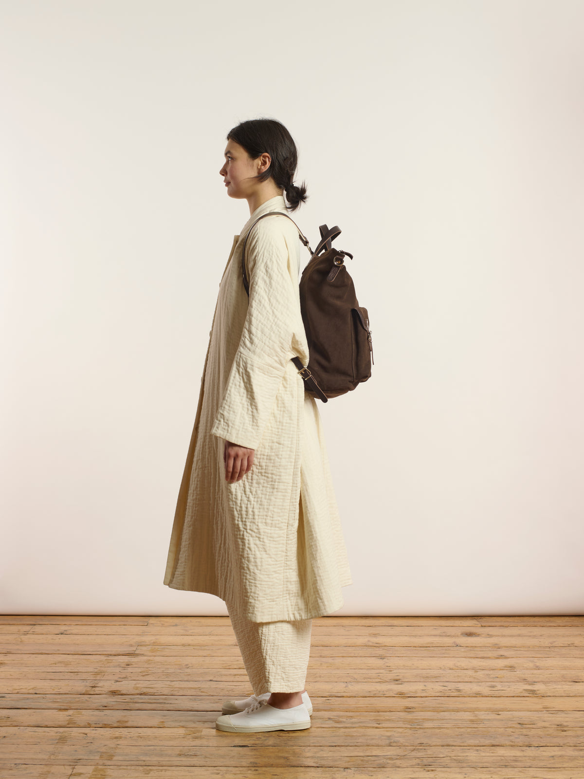 classic suede rucksack