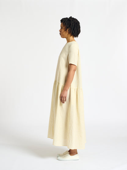 fine check dress