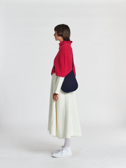 half neck poncho