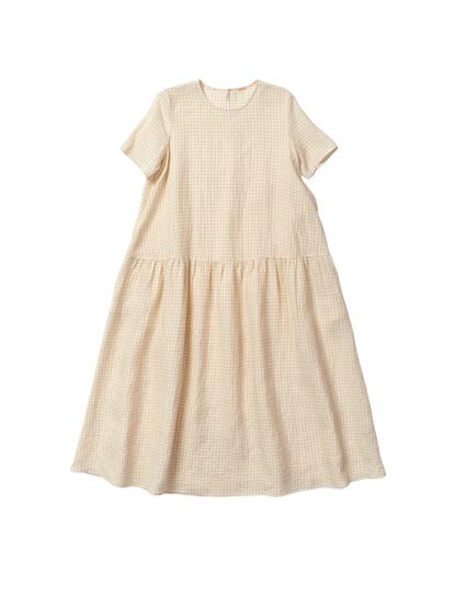 fine check dress