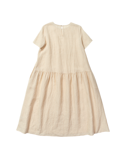fine check dress