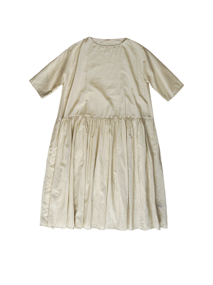 gathered dress