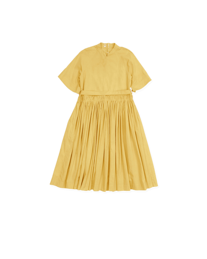 raglan gathered dress