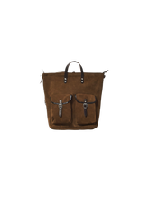 classic suede rucksack