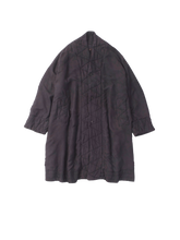 padded silk coat