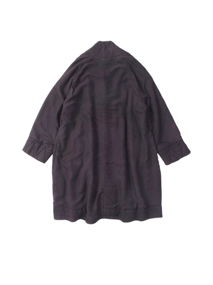 padded silk coat